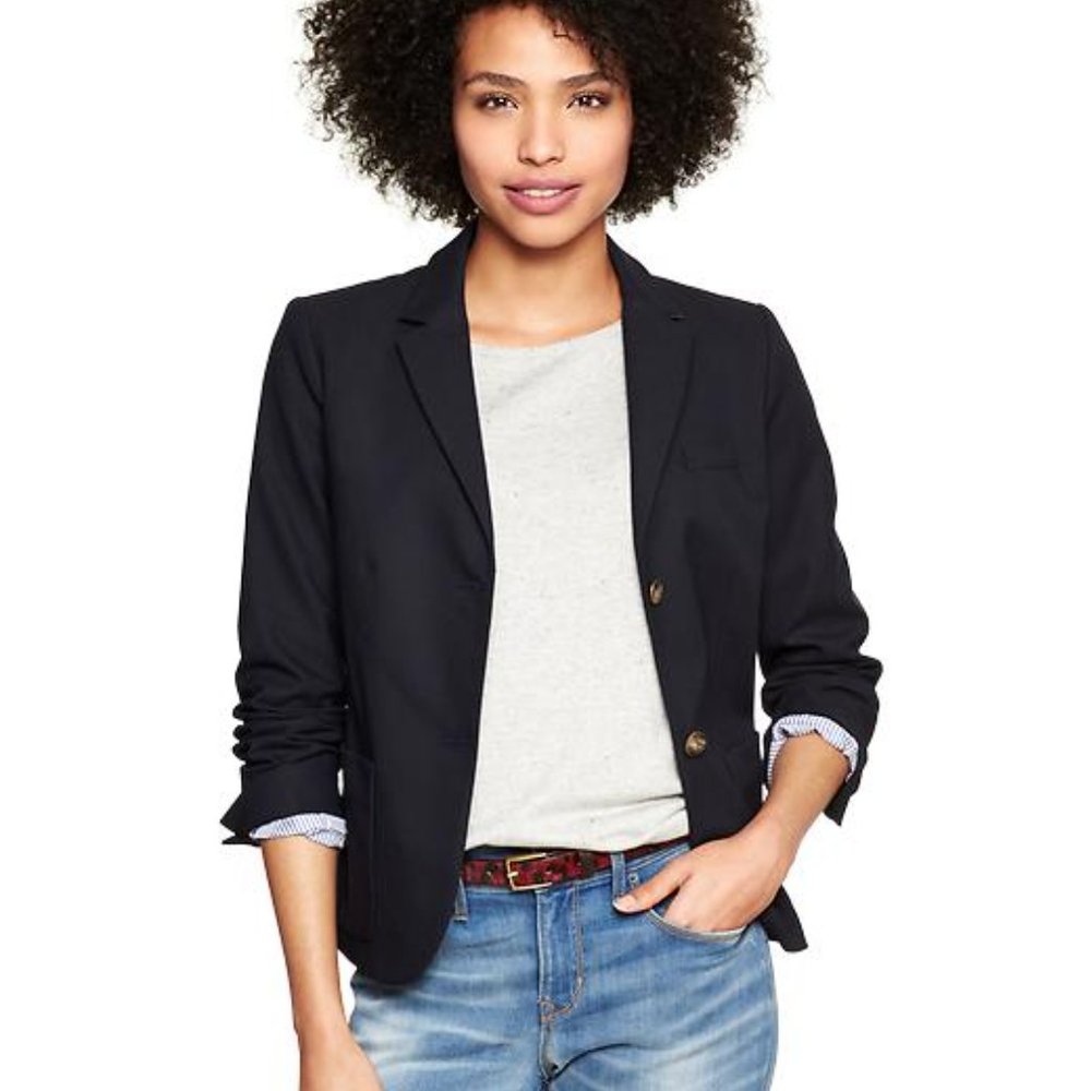 SOLD OUT ONLINE NWT Gap the Academy Classic Pique Blazer Navy Size 8 Tall